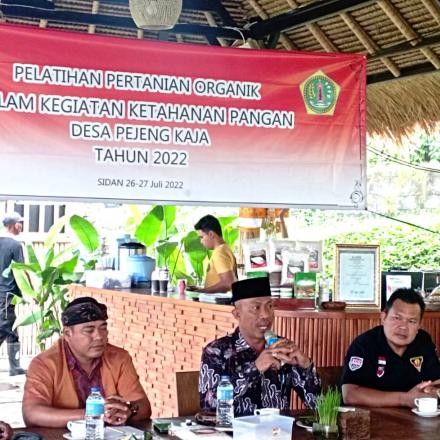 Desa Pejeng Kaja Gelar Studi Tiru Pelatihan Pertanian Organik Dalam Kegiatan Ketahanan Pangan
